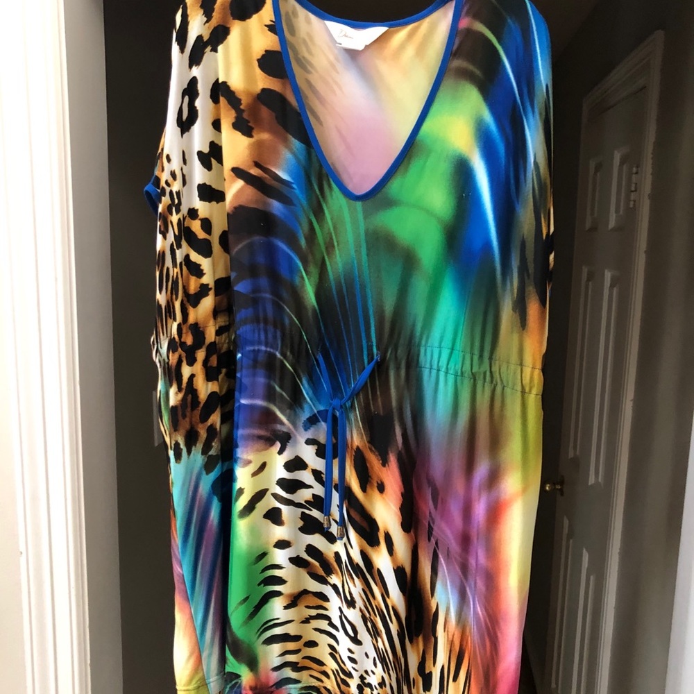 Diamond Tea bathing suit cover up-XL